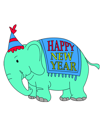 Joyful New Year Coloring Pages